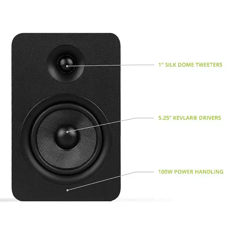 Kanto YUP6 Passive Bookshelf Speakers - Pair