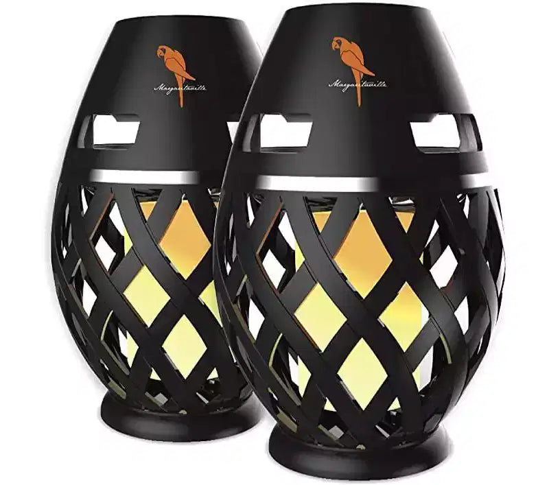 Margaritaville Sounds of Paradise Tiki Torch Bluetooth Light-Up Speaker - 2 Pack