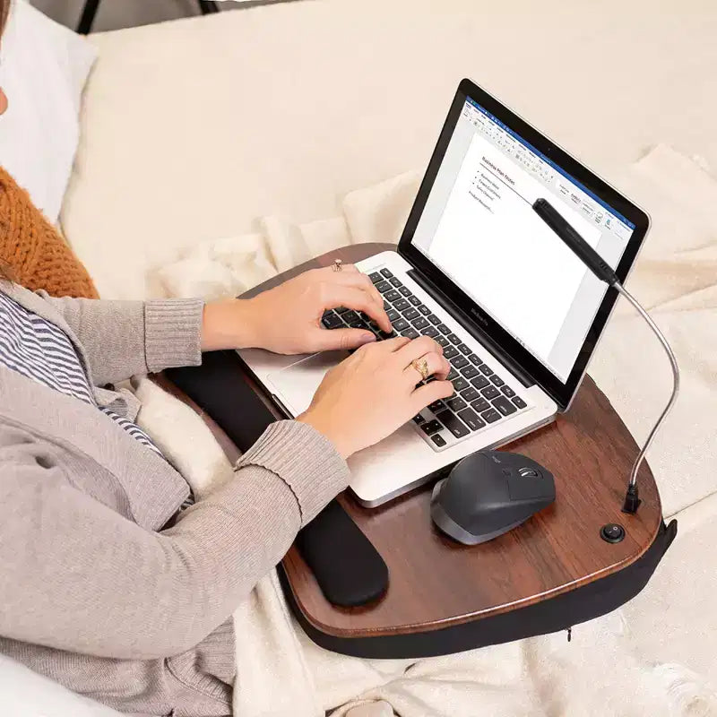 Sofia + Sam Mini Lap Desk - Student Laptop Lap desk - Silver