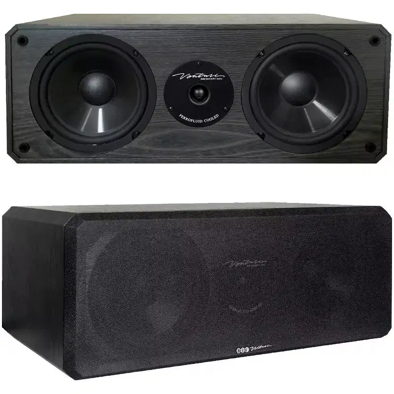 BIC America Venturi DV62CLR-S 175-Watt 3-Driver 2-Way Center Channel Speaker