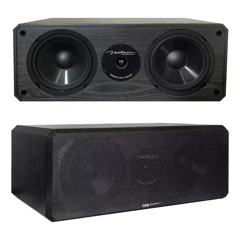BIC America Venturi DV62CLR-S 175-Watt 3-Driver 2-Way Center Channel Speaker