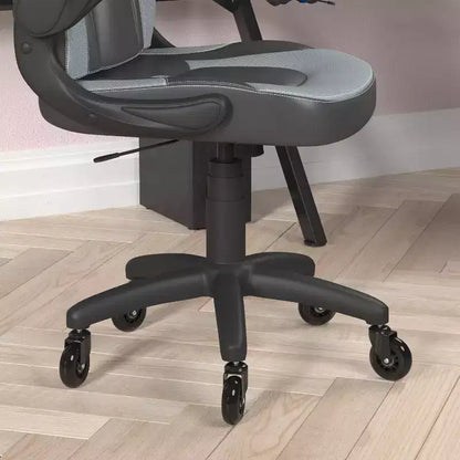 Sedia da gaming Flash Furniture X10 sedia da ufficio da corsa per PC computer con braccioli ribaltabili e ruote trasparenti