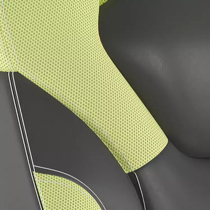 Sedia da gaming Flash Furniture X10 sedia da ufficio da corsa per PC computer con braccioli ribaltabili e ruote trasparenti