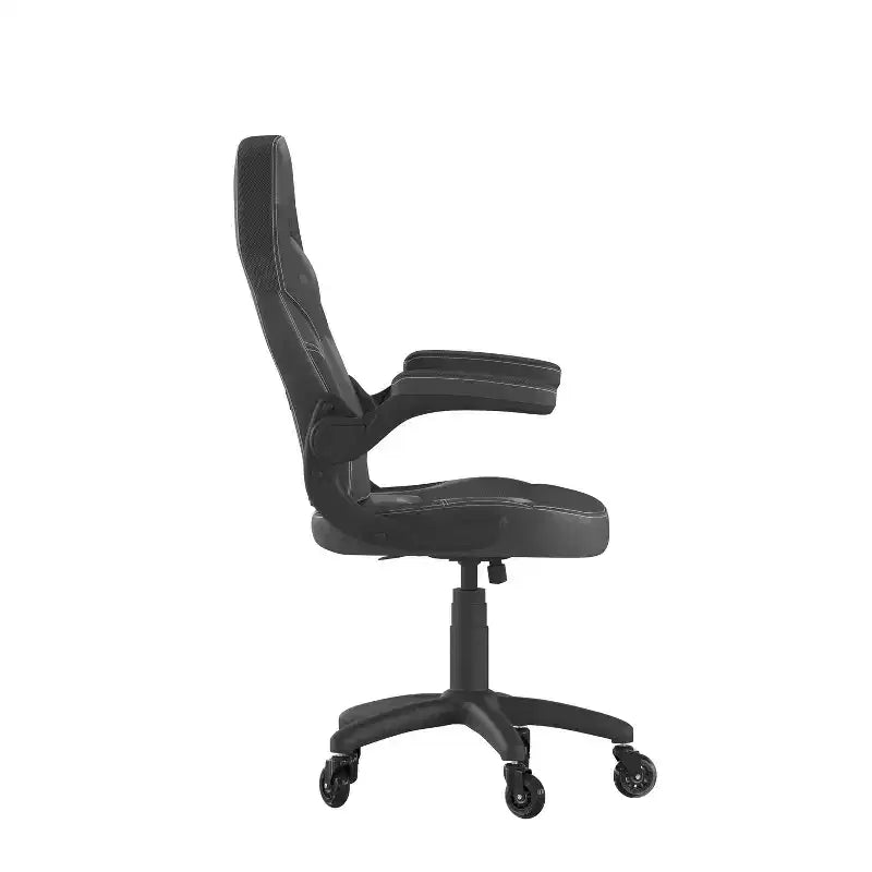 Sedia da gaming Flash Furniture X10 sedia da ufficio da corsa per PC computer con braccioli ribaltabili e ruote trasparenti