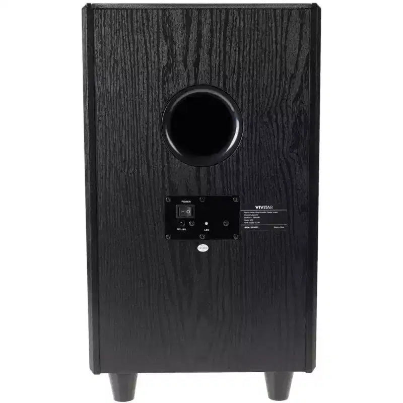 Vivitar Home Theater Soundbar System with 4 3 Full Frequency Drivers,2 Microphones, 2 Speakers and 6.5 Subwoofer