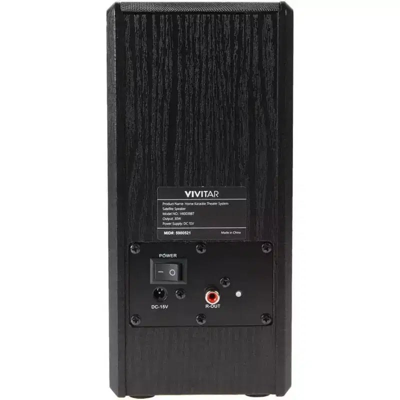 Vivitar Home Theater Soundbar System with 4 3 Full Frequency Drivers,2 Microphones, 2 Speakers and 6.5 Subwoofer
