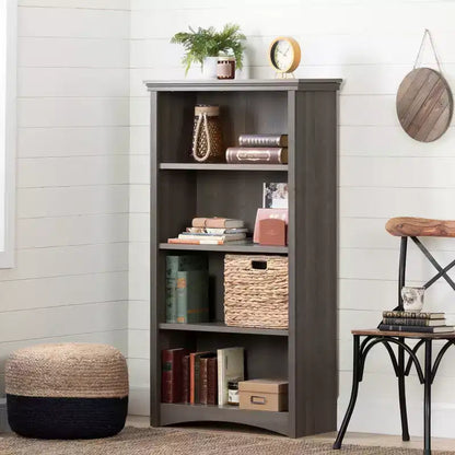 57.75 Artwork 4 Shelf Bookcase - South Shore