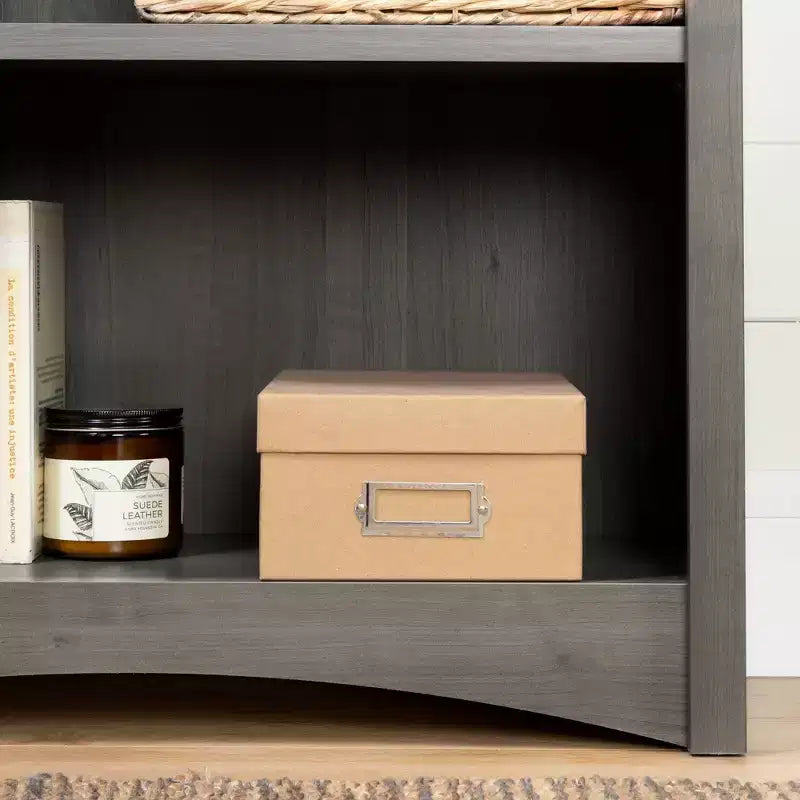 57.75 Artwork 4 Shelf Bookcase - South Shore