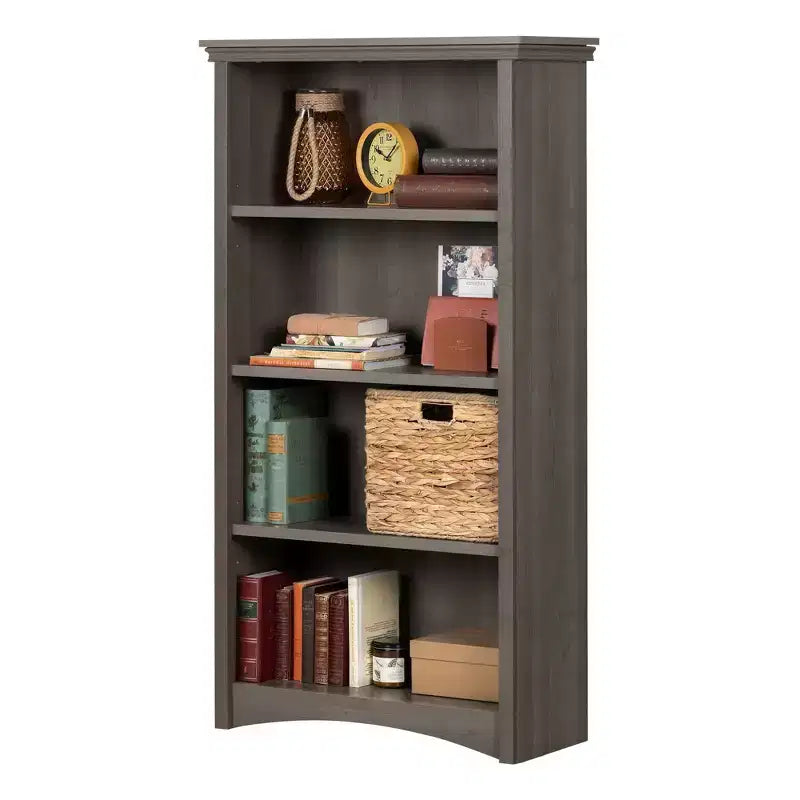 57.75 Artwork 4 Shelf Bookcase - South Shore