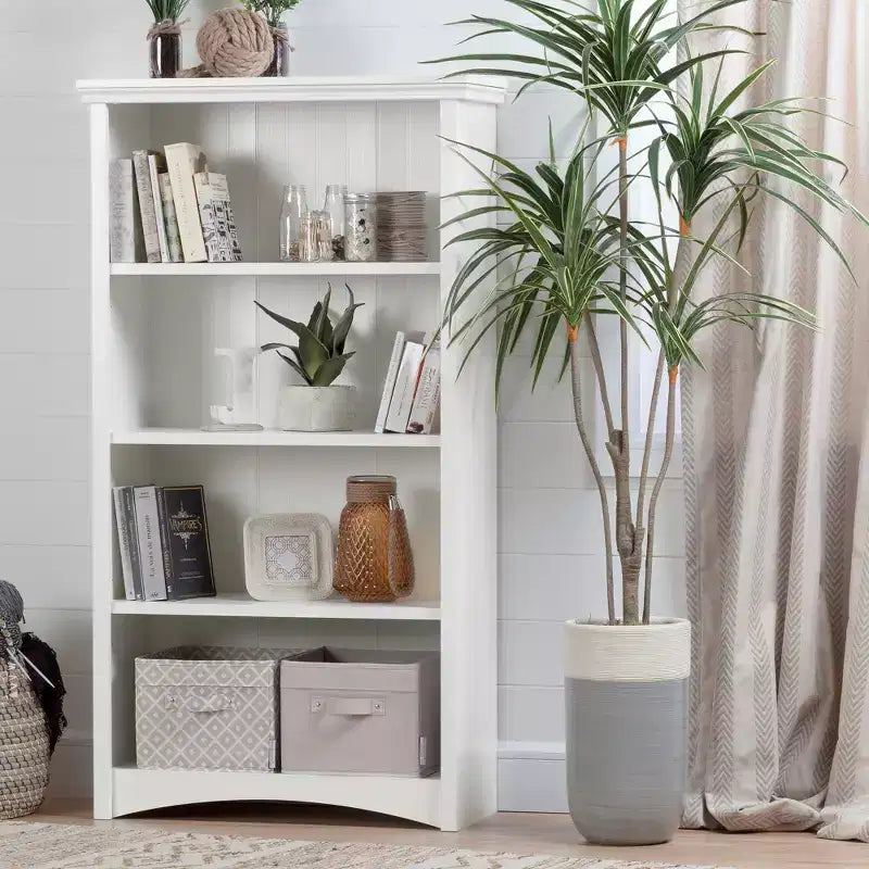 57.75 Artwork 4 Shelf Bookcase - South Shore