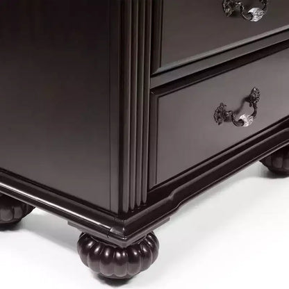 Pennings 3 Drawer Nightstand with Bun Feets - HOMES: Inside + Out