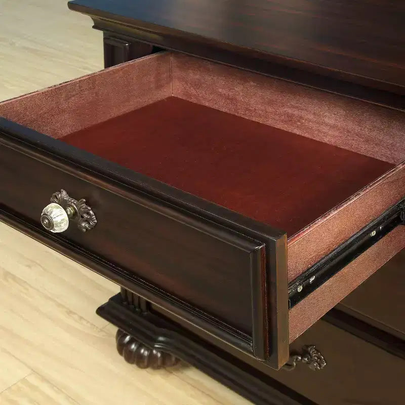 Pennings 3 Drawer Nightstand with Bun Feets - HOMES: Inside + Out