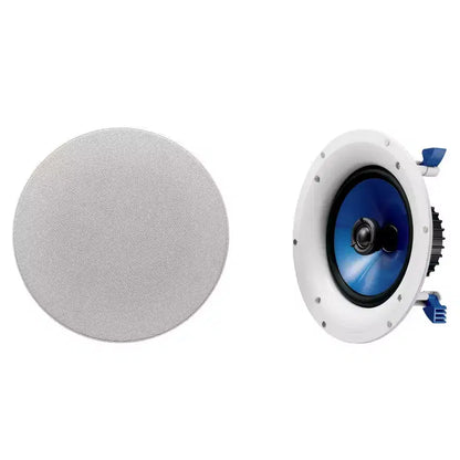 Yamaha NS-IC800 140 Watt 8 Inch 2 Way In Ceiling Speakers - Pair (White)