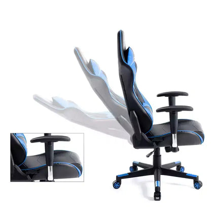 Sedia da Ufficio Gaming in Pelle PU con Poggiatesta e Cuscino Lombare Regolabili - GTRACING