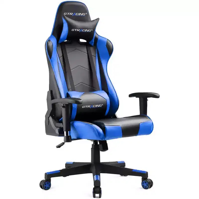 Sedia da Ufficio Gaming in Pelle PU con Poggiatesta e Cuscino Lombare Regolabili - GTRACING