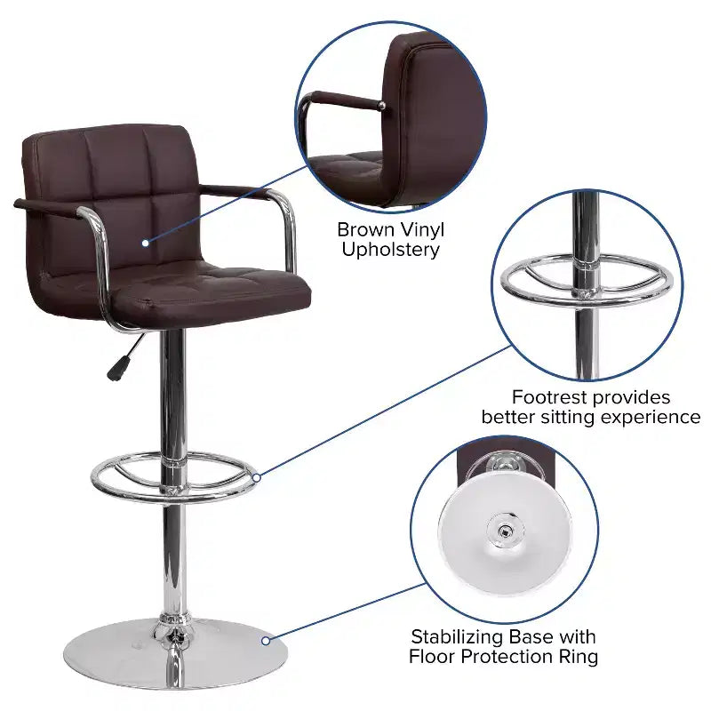 Emma and Oliver Adjustable Bar Stools