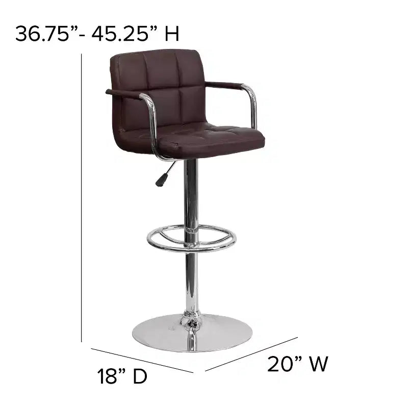 Emma and Oliver Adjustable Bar Stools
