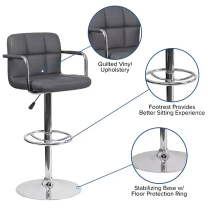 Emma and Oliver Adjustable Bar Stools