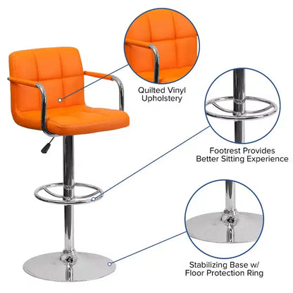 Emma and Oliver Adjustable Bar Stools