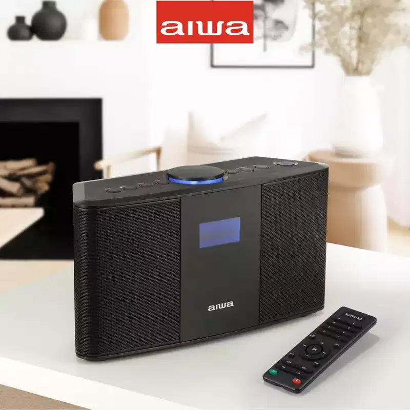 Altoparlante Bluetooth Wireless AIWA Exos 5 con Display LCD - Nero