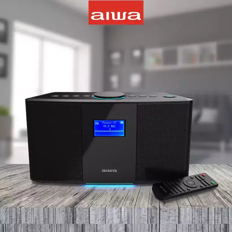Altoparlante Bluetooth Wireless AIWA Exos 5 con Display LCD - Nero