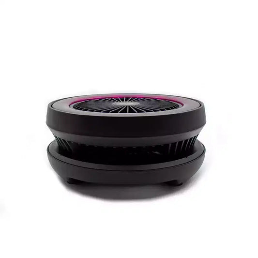 ZTECH Mini Music Player System with Fan, Portable Super Bass Speaker with LED Light