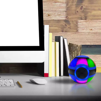 Altoparlante Musicale Wireless Portatile ZTECH con Luci a LED, Mini Sfera Musicale con Scheda TF
