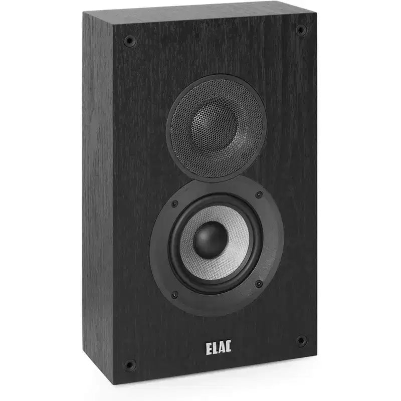 Diffusori ELAC Debut 2.0 DOW42-BK 4 on-wall per audio surround con cabinet in MDF per Home Theater e sistemi audio