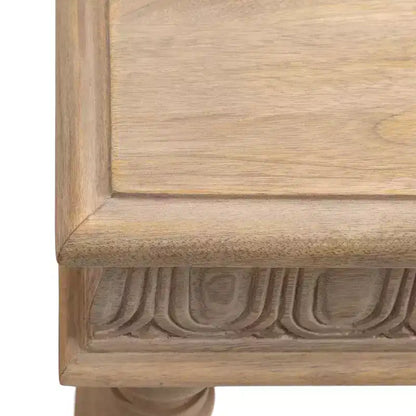Kate and Laurel Patresa Rectangle Wood Console Table, 36x14x30, Brown