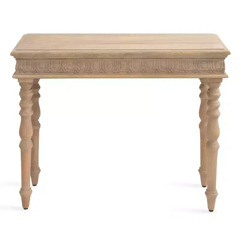 Kate and Laurel Patresa Rectangle Wood Console Table, 36x14x30, Brown
