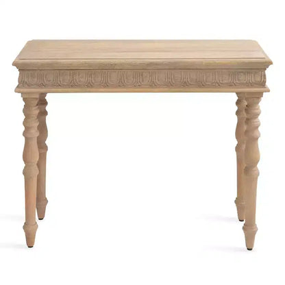 Kate and Laurel Patresa Rectangle Wood Console Table, 36x14x30, Brown