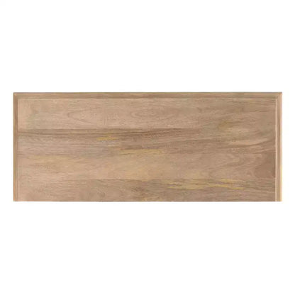 Kate and Laurel Patresa Rectangle Wood Console Table, 36x14x30, Brown