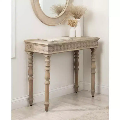 Kate and Laurel Patresa Rectangle Wood Console Table, 36x14x30, Brown