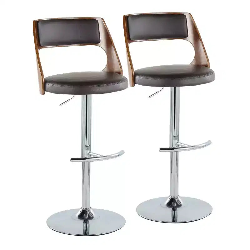Set di 2 sgabelli da bar regolabili Cecina - LumiSource