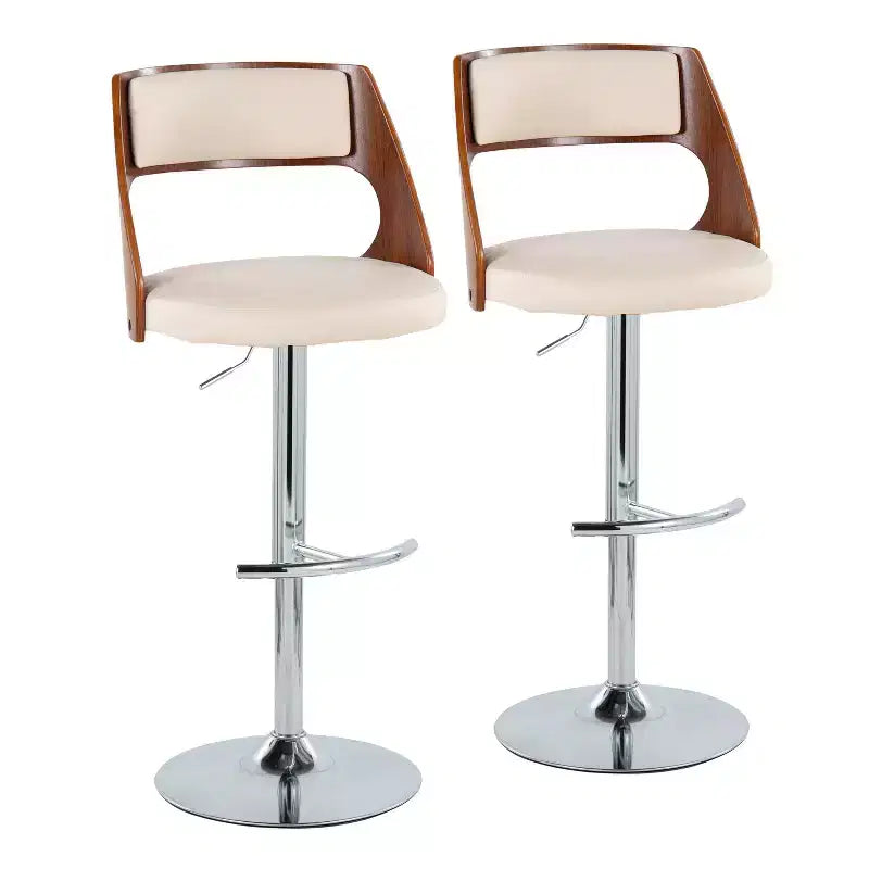 Set di 2 sgabelli da bar regolabili Cecina - LumiSource