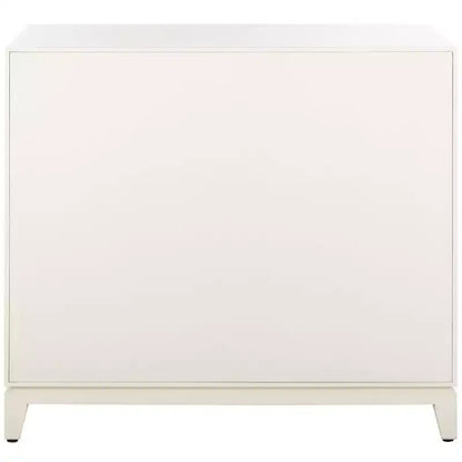 Cassettiera 2 Ante 1 Cassetto Nigel - CHS6600 - Bianco/Ottone - Safavieh