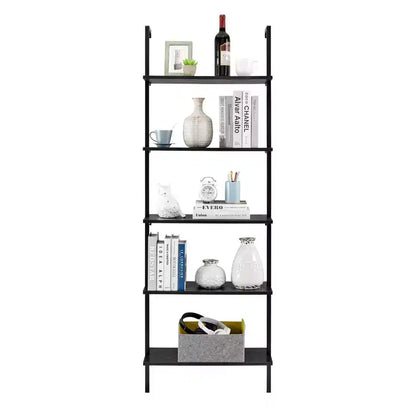 68.5 Everett 5 Tier Open Display Wall Mount Ladder Shelf - Danya B.