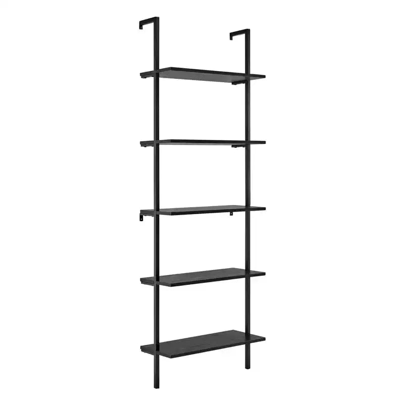 68.5 Everett 5 Tier Open Display Wall Mount Ladder Shelf - Danya B.