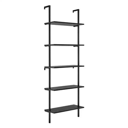 68.5 Everett 5 Tier Open Display Wall Mount Ladder Shelf - Danya B.