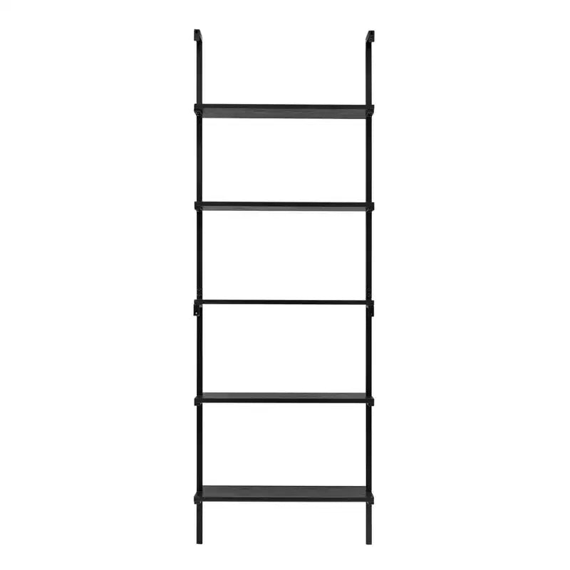 68.5 Everett 5 Tier Open Display Wall Mount Ladder Shelf - Danya B.