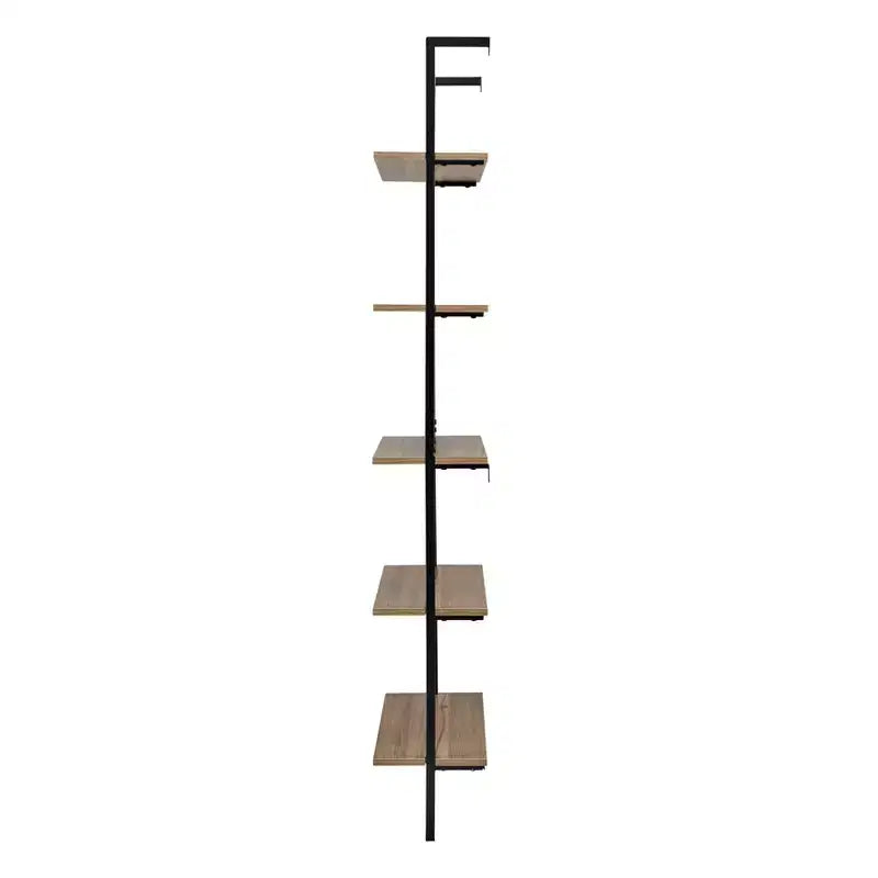 68.5 Everett 5 Tier Open Display Wall Mount Ladder Shelf - Danya B.
