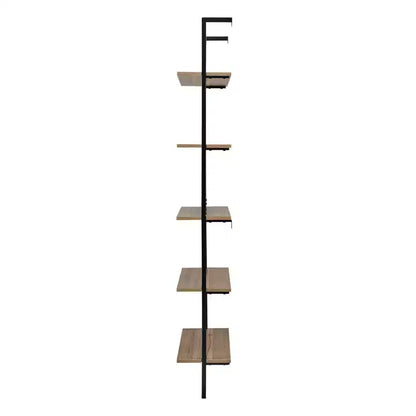 68.5 Everett 5 Tier Open Display Wall Mount Ladder Shelf - Danya B.