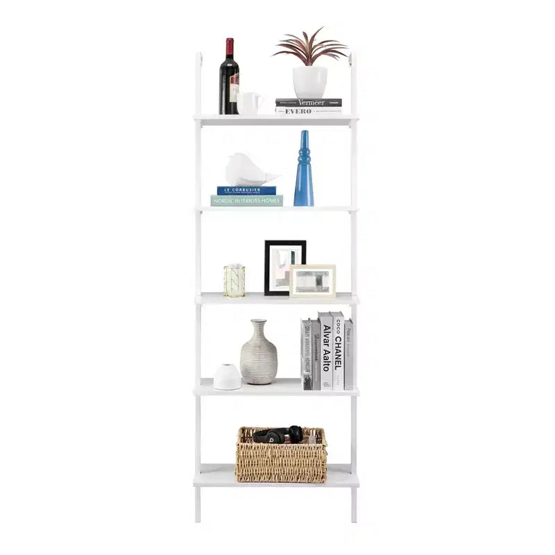 68.5 Everett 5 Tier Open Display Wall Mount Ladder Shelf - Danya B.