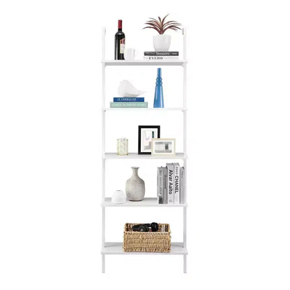 68.5 Everett 5 Tier Open Display Wall Mount Ladder Shelf - Danya B.