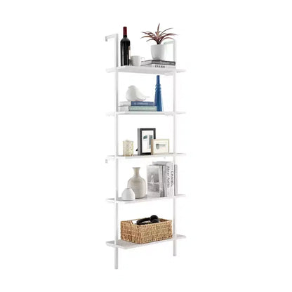 68.5 Everett 5 Tier Open Display Wall Mount Ladder Shelf - Danya B.
