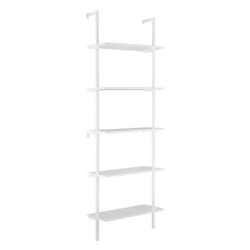 68.5 Everett 5 Tier Open Display Wall Mount Ladder Shelf - Danya B.