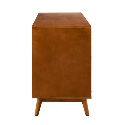 Chris 58 Wide 3 Drawer Sideboard with Slatted Doors |KARAT HOME