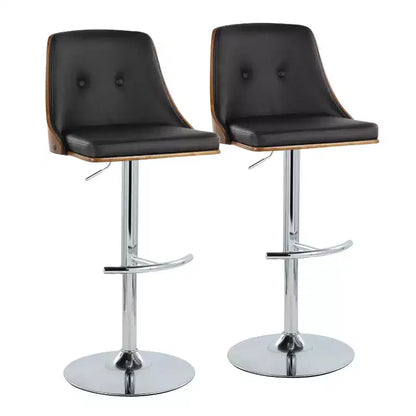 Set of 2 Gianna Adjustable Barstools - LumiSource