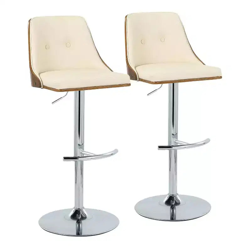 Set of 2 Gianna Adjustable Barstools - LumiSource
