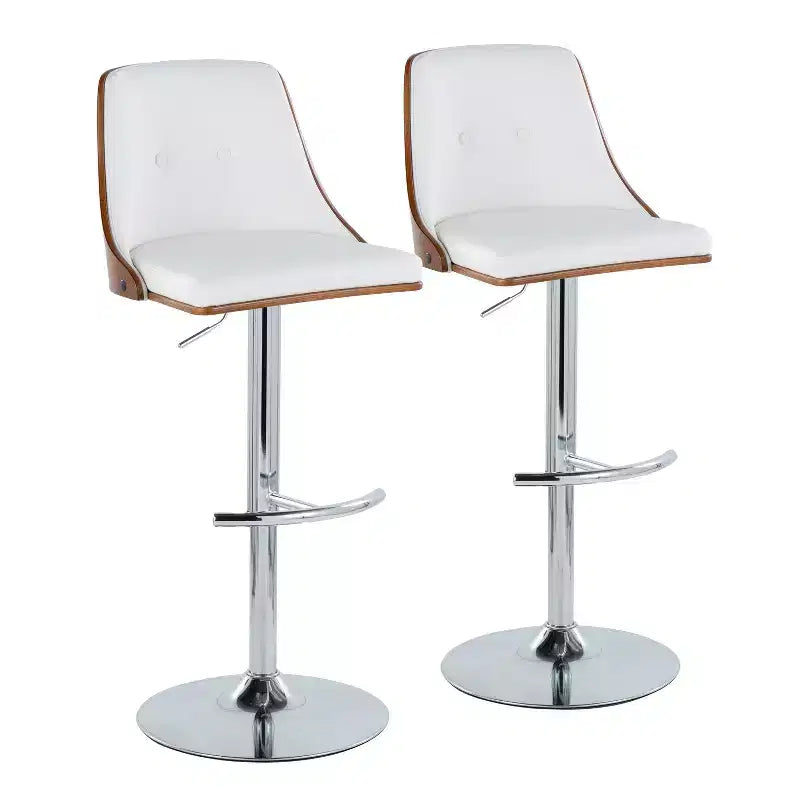 Set of 2 Gianna Adjustable Barstools - LumiSource